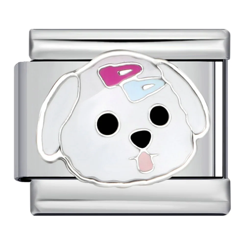 Charms pies, kot i panda do bransoletki 9 mm, stal nierdzewna Icj495 1