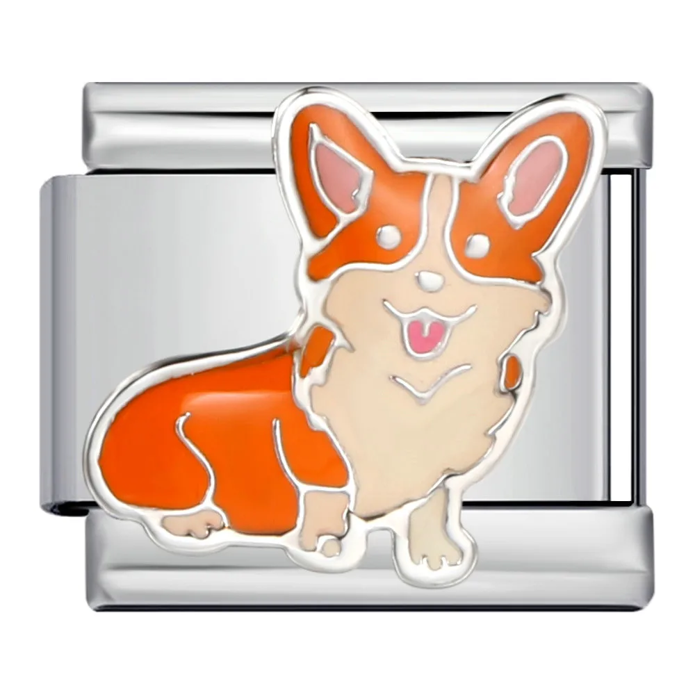 Charms pies, kot i panda do bransoletki 9 mm, stal nierdzewna Icj687 1