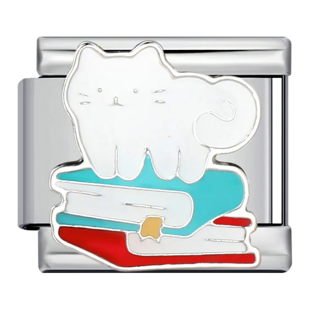 Charms pies, kot i panda do bransoletki 9 mm, stal nierdzewna Icj952 1