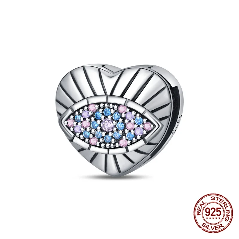 Charms płaskie srebro 925 do bransoletek na szczęście Cytrynowy żółty