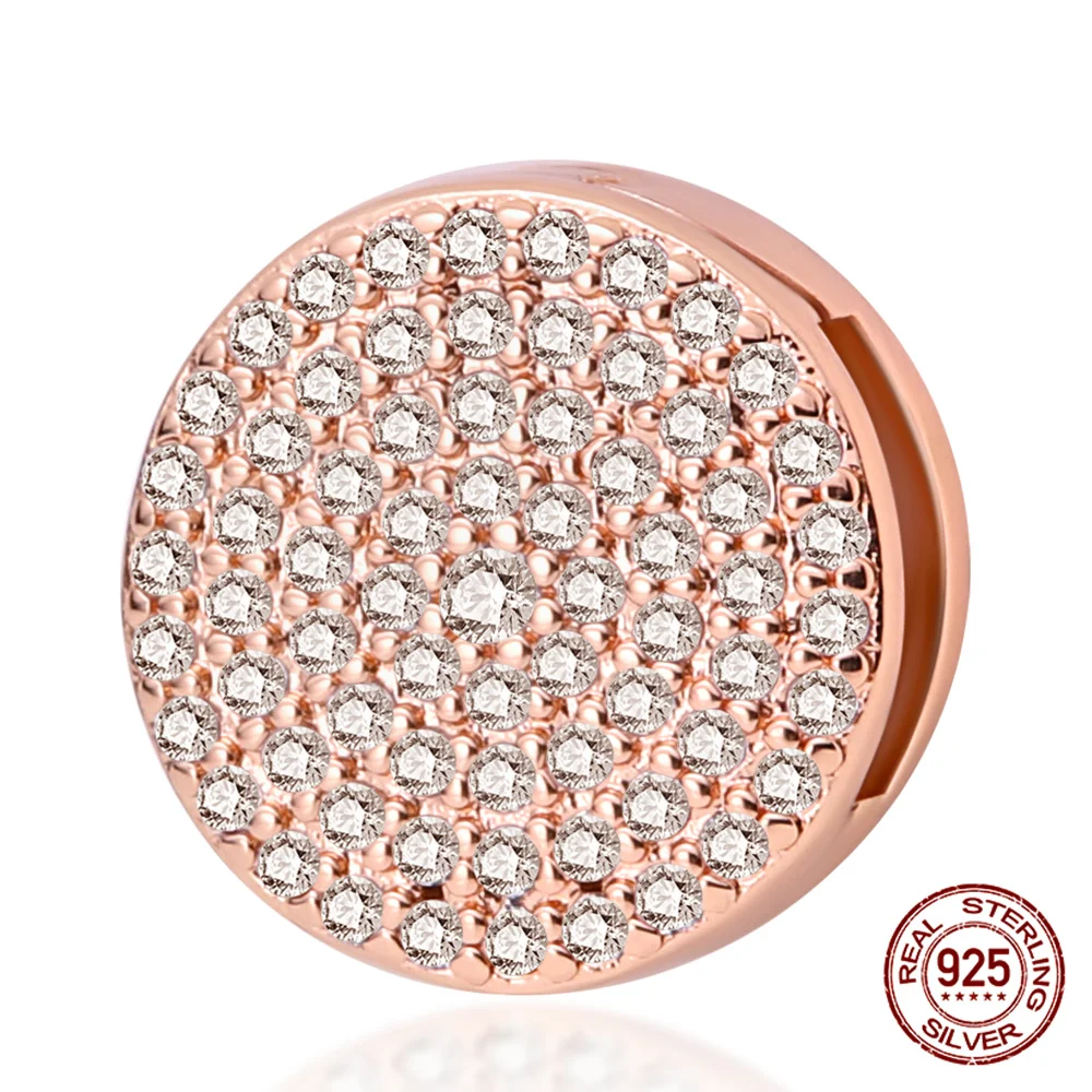 Charms płaskie srebro 925 do bransoletek na szczęście Czarny