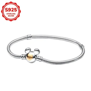 Koraliki charms srebro 925 gwiazda księżyc lotos róża do bransoletki Khaki