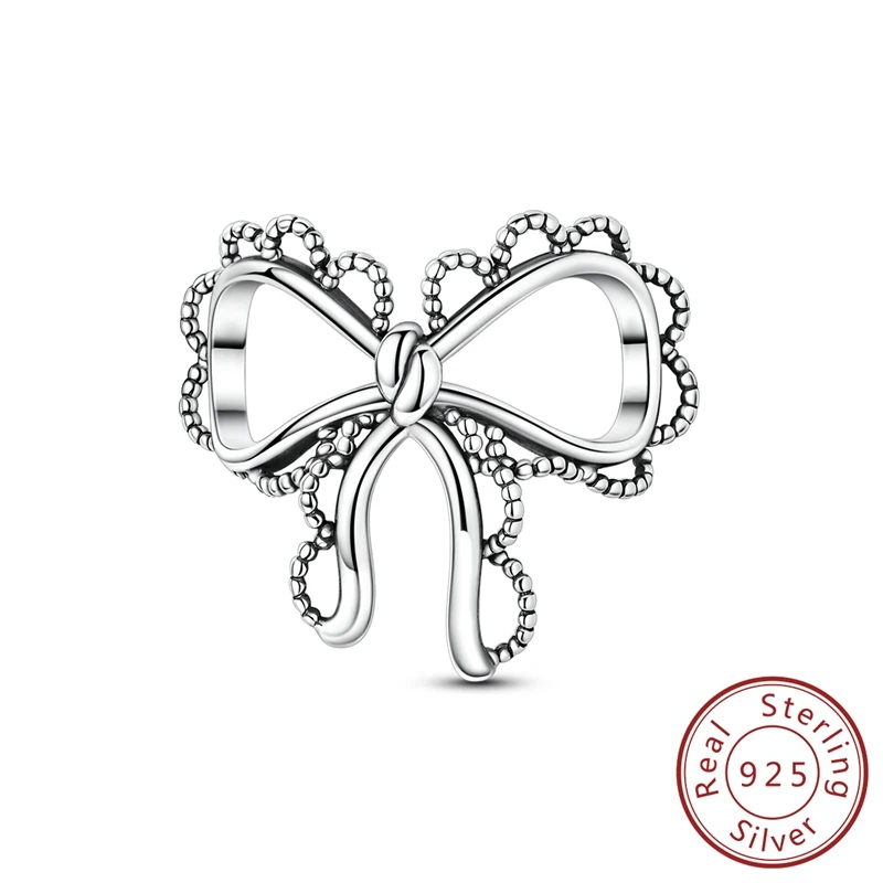 Charms do bransoletki 925 srebro - łapka kota, serce, wiśnia Ciemny fiolet