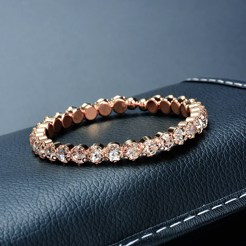 Choker kryształowy ze strasami ślubny naszyjnik tenisowy Bangle for design 6