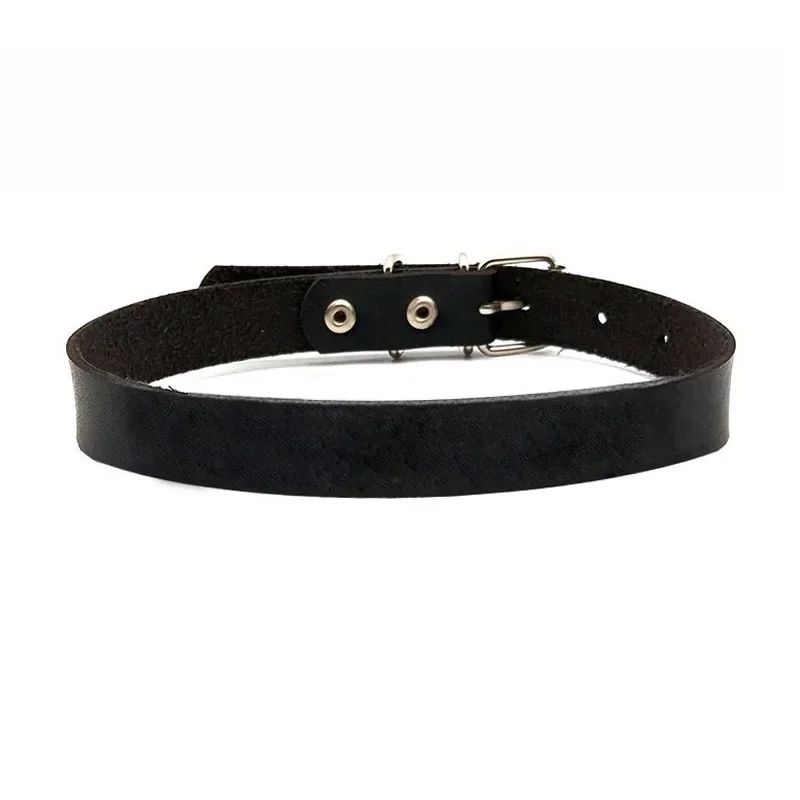 Choker z literami i cyrkoniami, biżuteria personalizowana Czarny