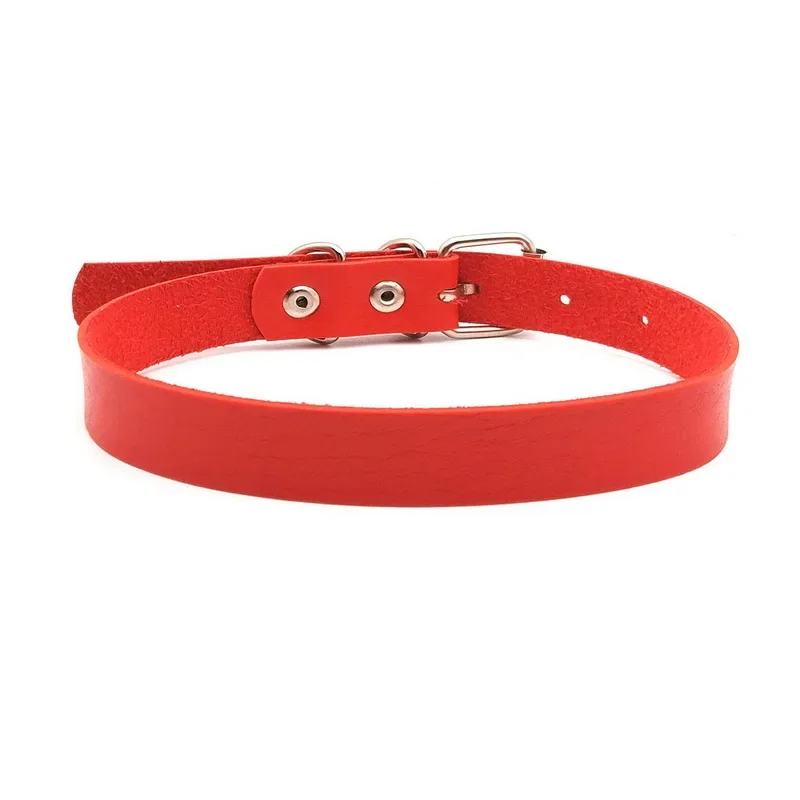 Choker z literami i cyrkoniami, biżuteria personalizowana Czerwony