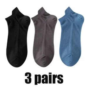 Cienkie skarpetki męskie - zestaw 3 par 3pairs 10