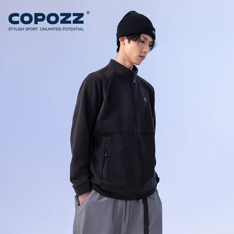 Ciepła bluza polarowa Copozz unisex Czarny