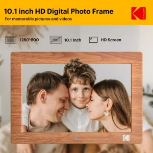 Cyfrowa ramka na zdjęcia 10,1 cala HD z pilotem Rdpf 1028c wood