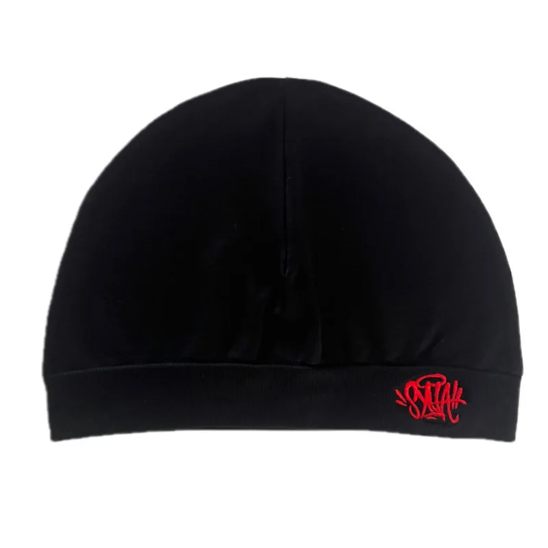 Czapka beanie dzianinowa do biegania ciepła Y2k unisex Czarny