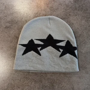 Czapka beanie z gwiazdą w stylu Y2K A5