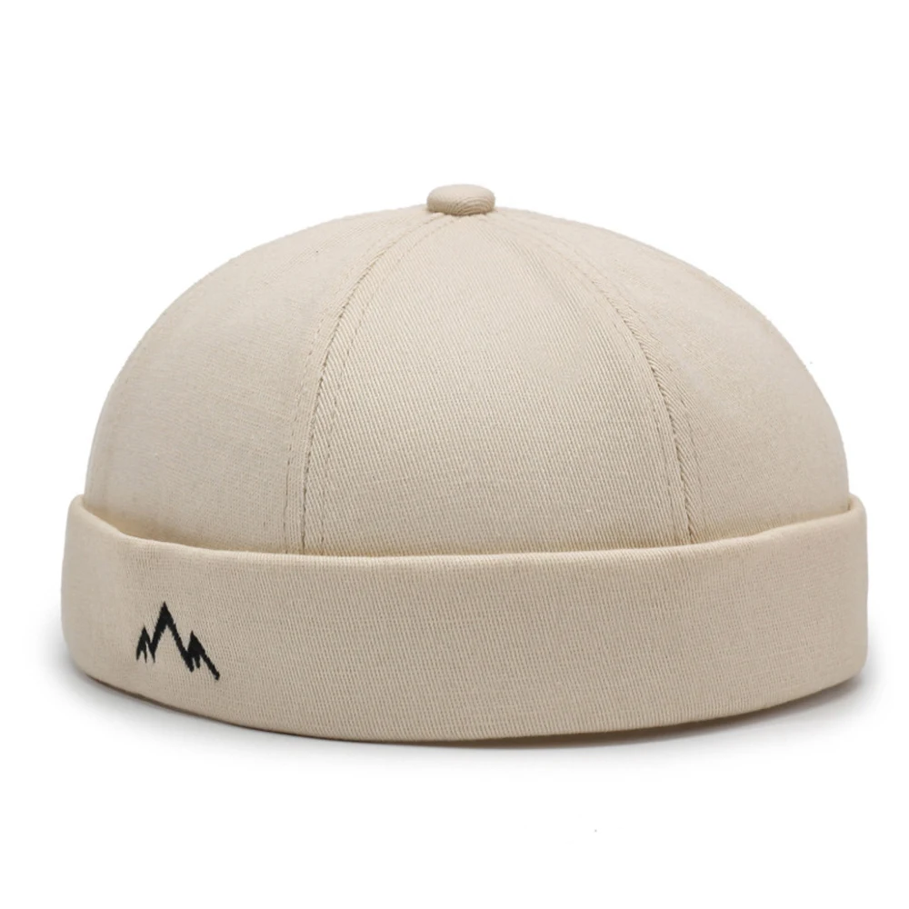 Czapka docker bez daszka unisex Biały