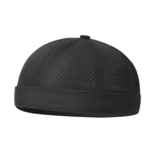 Czapka docker bez daszka unisex Czarny