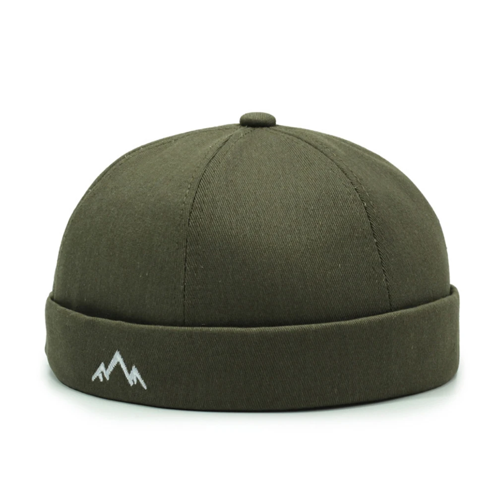 Czapka docker bez daszka unisex Zielony