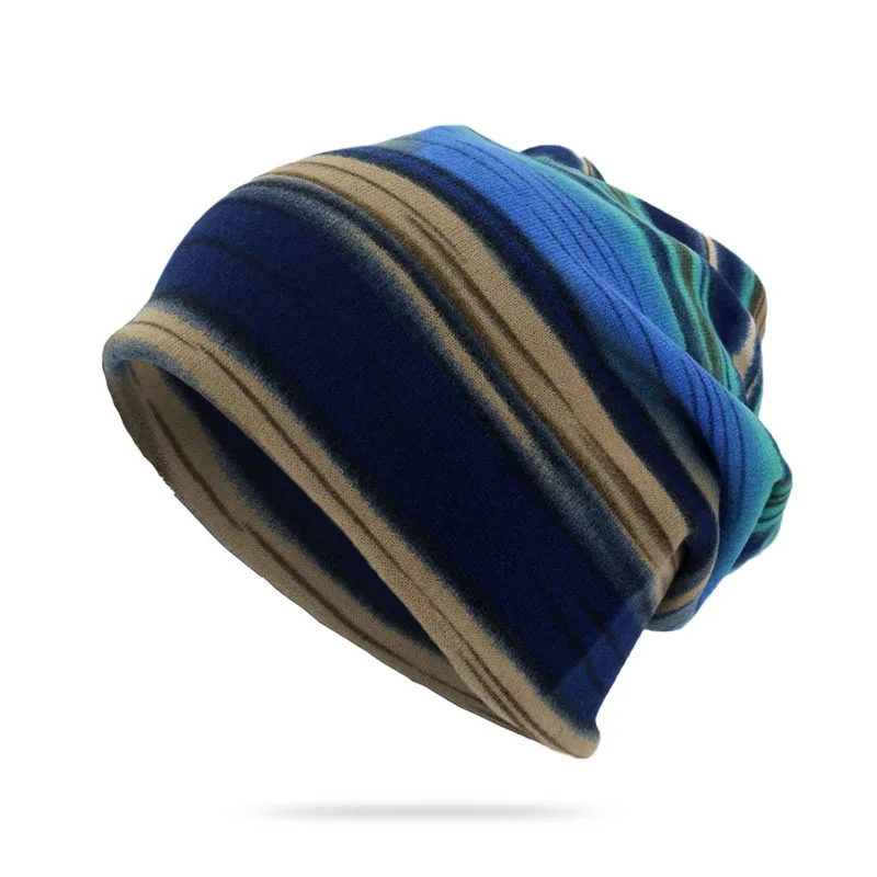 Czapka dzianinowa z otworem na kucyk, unisex A