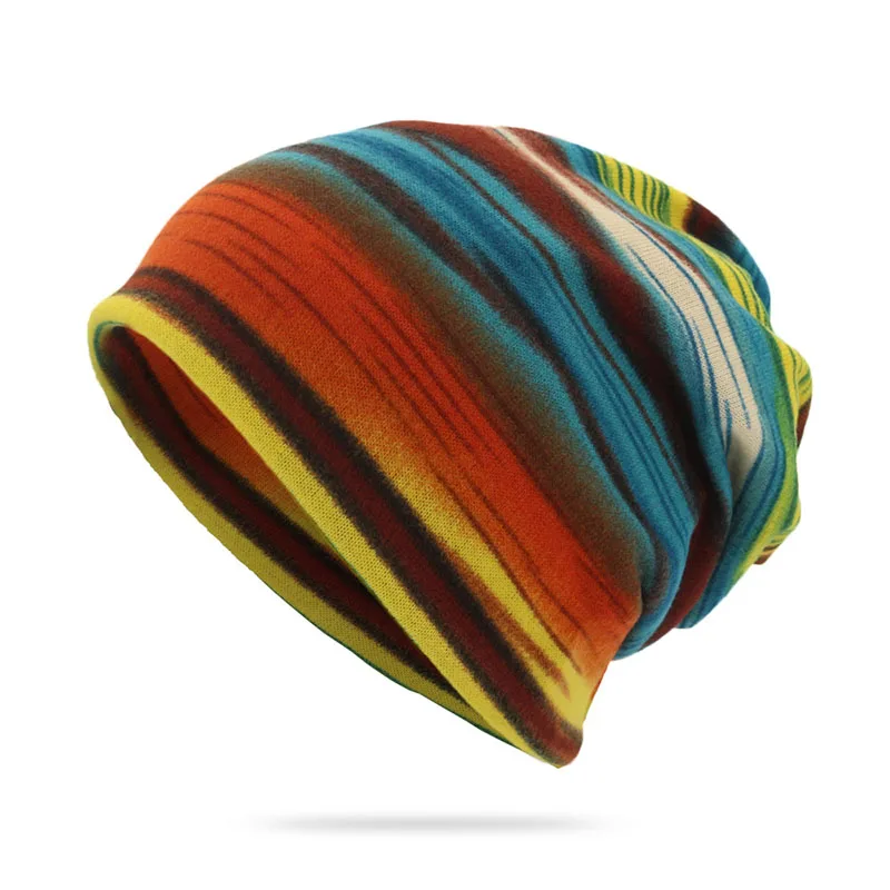 Czapka dzianinowa z otworem na kucyk, unisex D