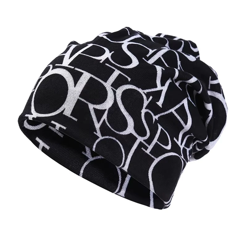 Czapka dzianinowa z otworem na kucyk, unisex E