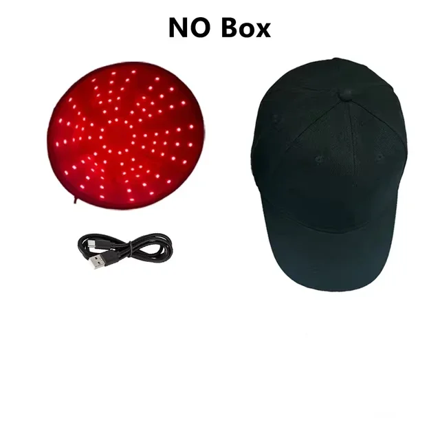 Czapka LED na porost włosów terapia światłem czerwonym Błękitny
