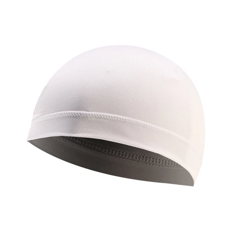 Czapka kolarska pod kask szybkoschnąca, oddychająca Biały