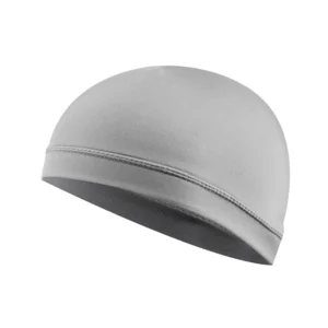 Czapka kolarska pod kask szybkoschnąca, oddychająca Jasnoszary