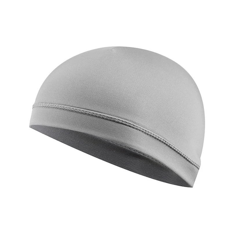 Czapka kolarska pod kask szybkoschnąca, oddychająca Jasnoszary