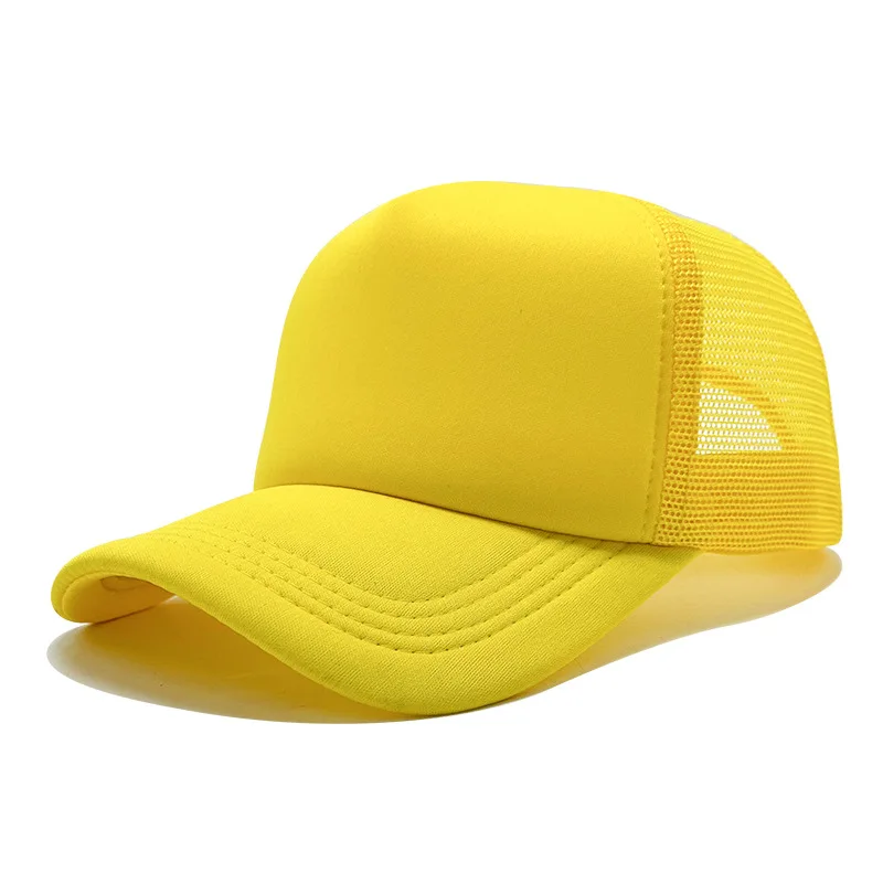Czapka z daszkiem typu snapback regulowana unisex żółty