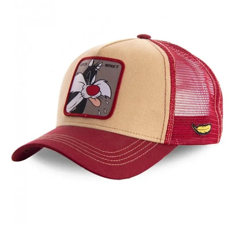 Czapka z daszkiem z naszywką trucker w stylu kreskówki Gros