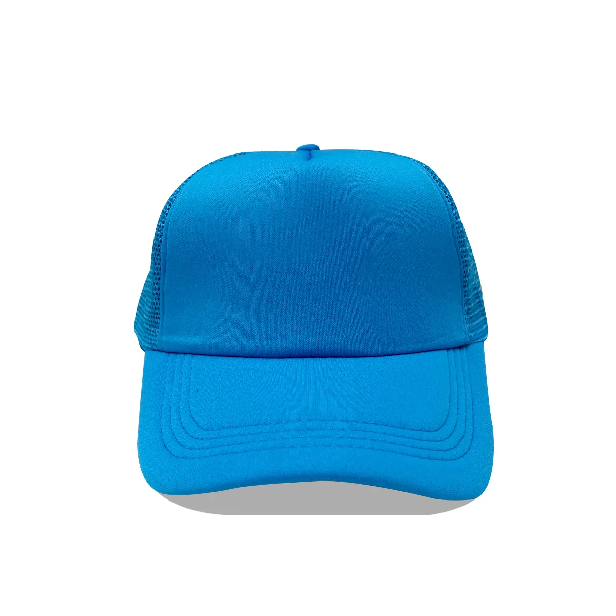Czapka trucker z siatką 5-panelowa, letnia czapka z daszkiem Niebieski