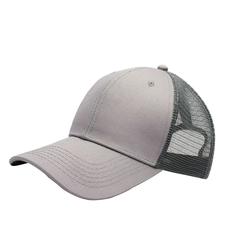 Czapka z daszkiem i siatką trucker z możliwością personalizacji Szary