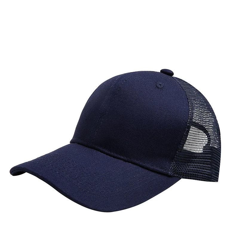 Czapka z daszkiem i siatką trucker z możliwością personalizacji Granatowy