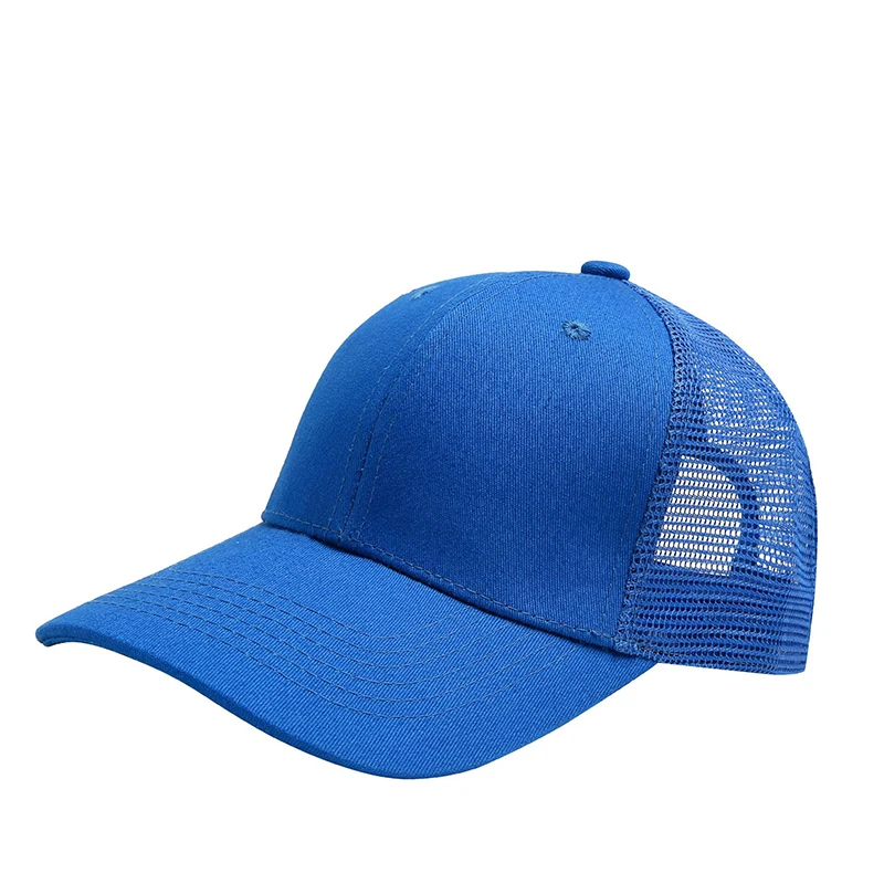 Czapka z daszkiem i siatką trucker z możliwością personalizacji Kobaltowy
