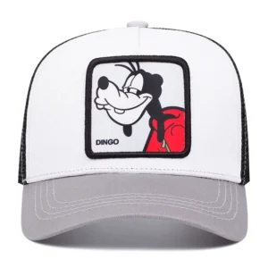 Czapka z daszkiem bawełniana trucker z motywem anime Dingo