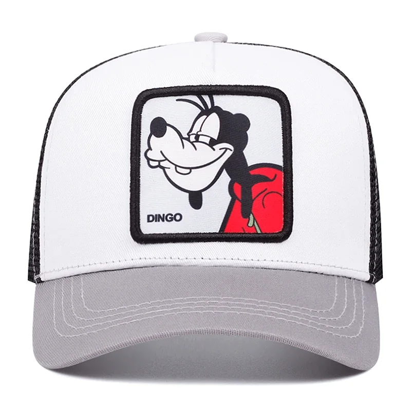 Czapka z daszkiem bawełniana trucker z motywem anime Dingo