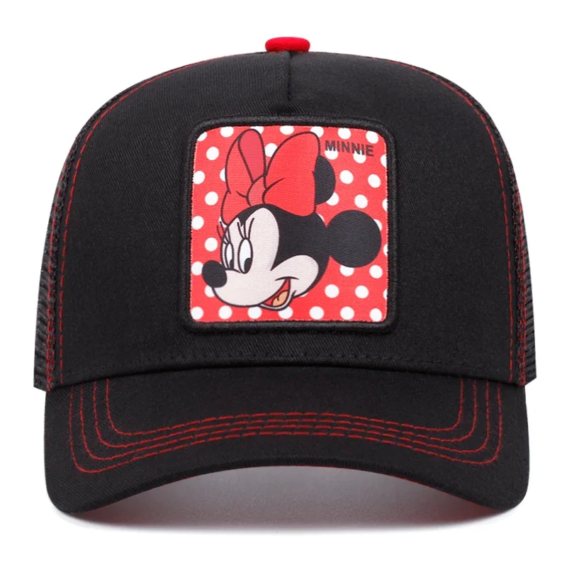 Czapka z daszkiem bawełniana trucker z motywem anime Minnie