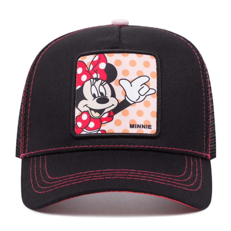 Czapka z daszkiem bawełniana trucker z motywem anime Minniea