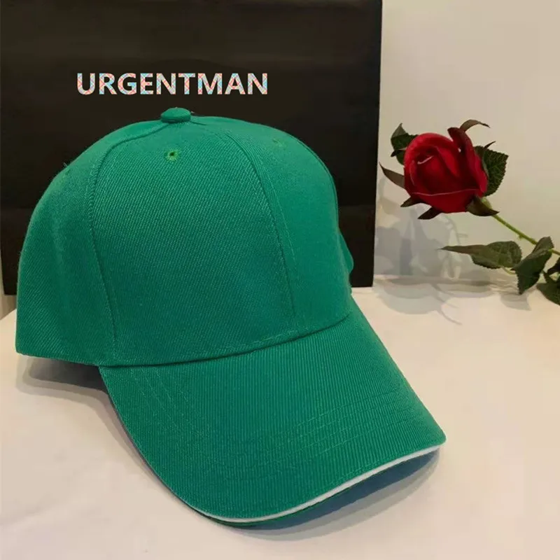Czapka z daszkiem akrylowa unisex dad hat regulowana Ciemnozielony