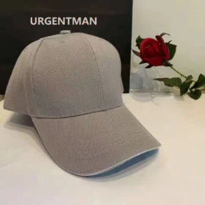 Czapka z daszkiem akrylowa unisex dad hat regulowana Jasnoszary
