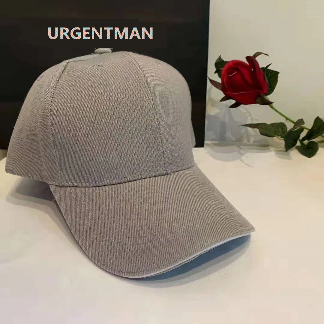 Czapka z daszkiem akrylowa unisex dad hat regulowana Jasnoszary