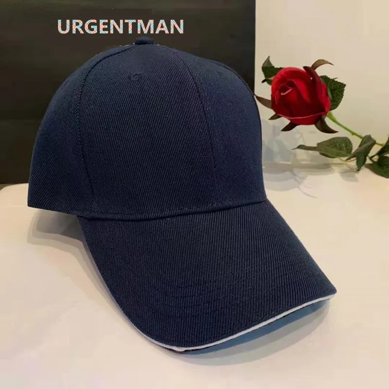 Czapka z daszkiem akrylowa unisex dad hat regulowana Granatowy
