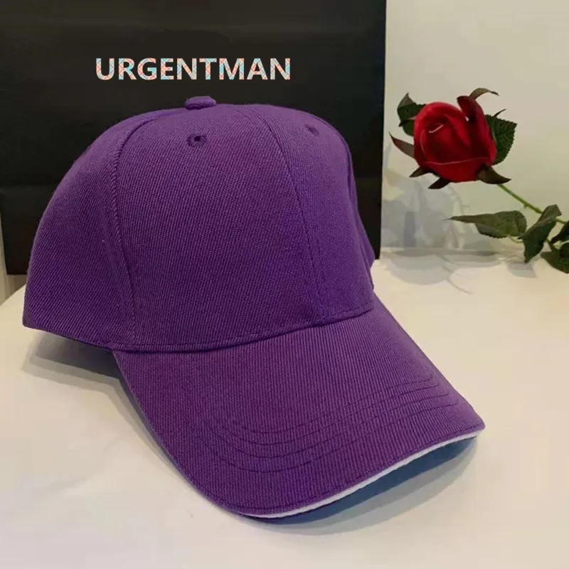 Czapka z daszkiem akrylowa unisex dad hat regulowana Fioletowy