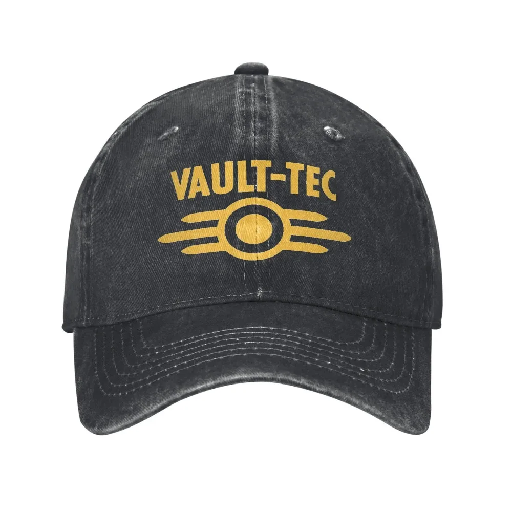 Czapka z daszkiem Fallout Vault Tec bejsbolówka unisex Czarny
