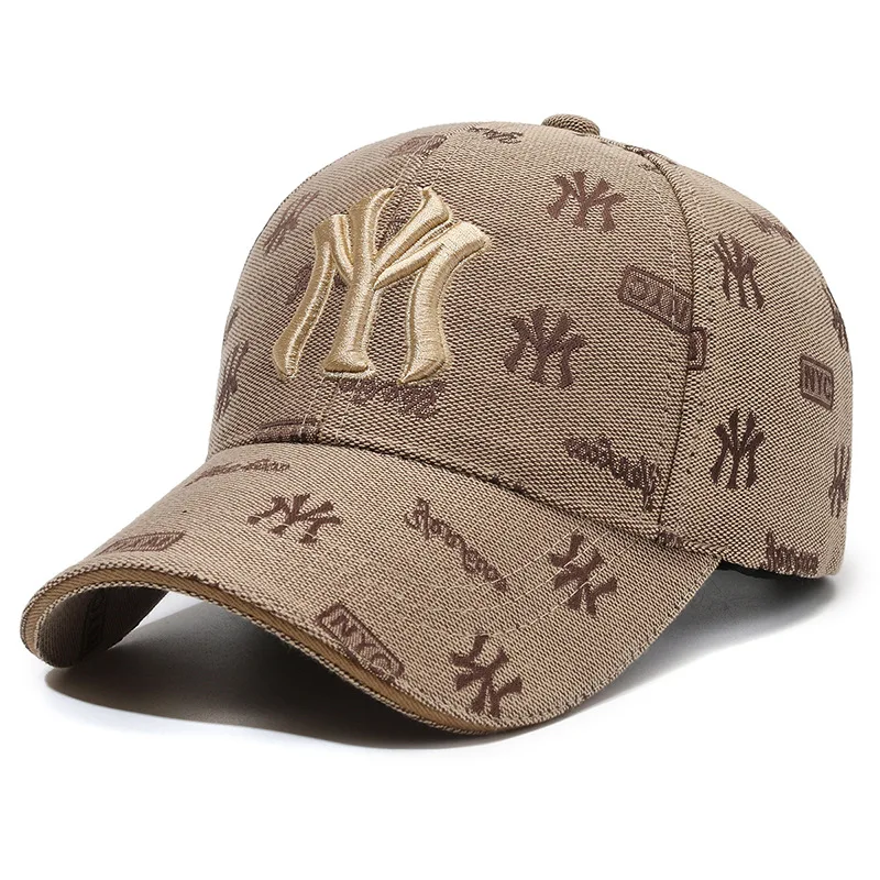 Czapka z daszkiem z haftem MY regulowana unisex Brown2