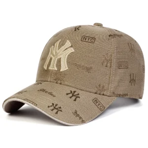 Czapka z daszkiem z haftem MY regulowana unisex Khaki