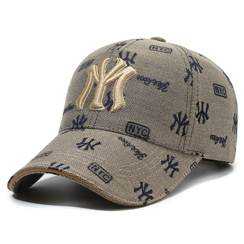 Czapka z daszkiem z haftem MY regulowana unisex Khaki2