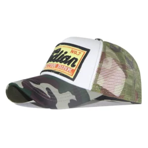 Czapka z daszkiem z haftem – siatkowa trucker cap unisex 6