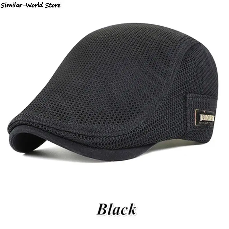 Czapka z daszkiem z siatką - oddychająca trucker Bk