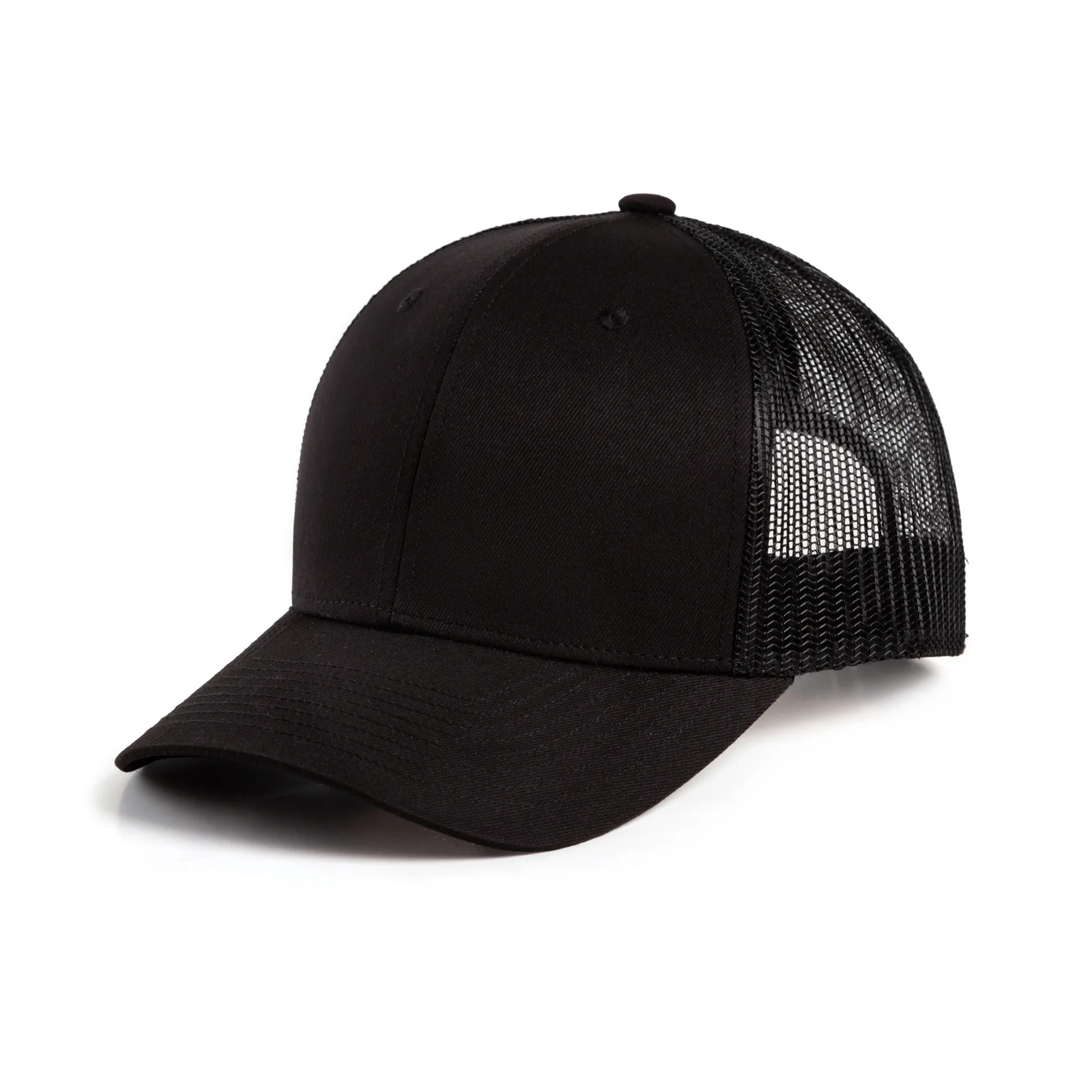 Czapka z daszkiem z siatką przeciwsłoneczna unisex Czarny