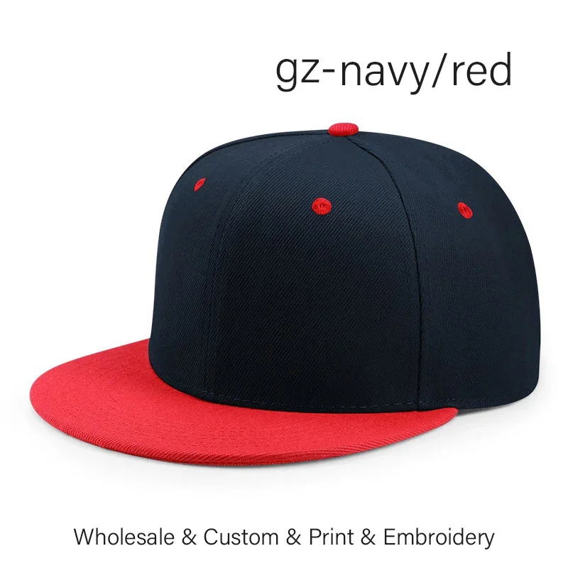 Czapka z daszkiem snapback w stylu hip-hop Granatowy