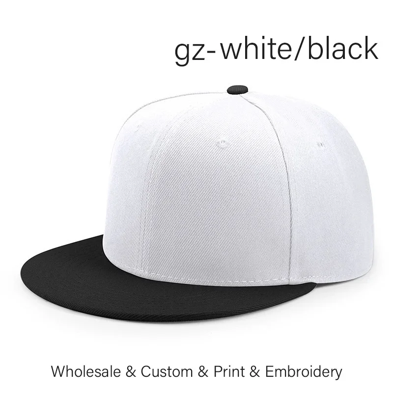 Czapka z daszkiem snapback w stylu hip-hop Biały