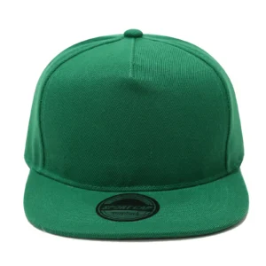 Regulowana czapka z daszkiem snapback unisex Zielony